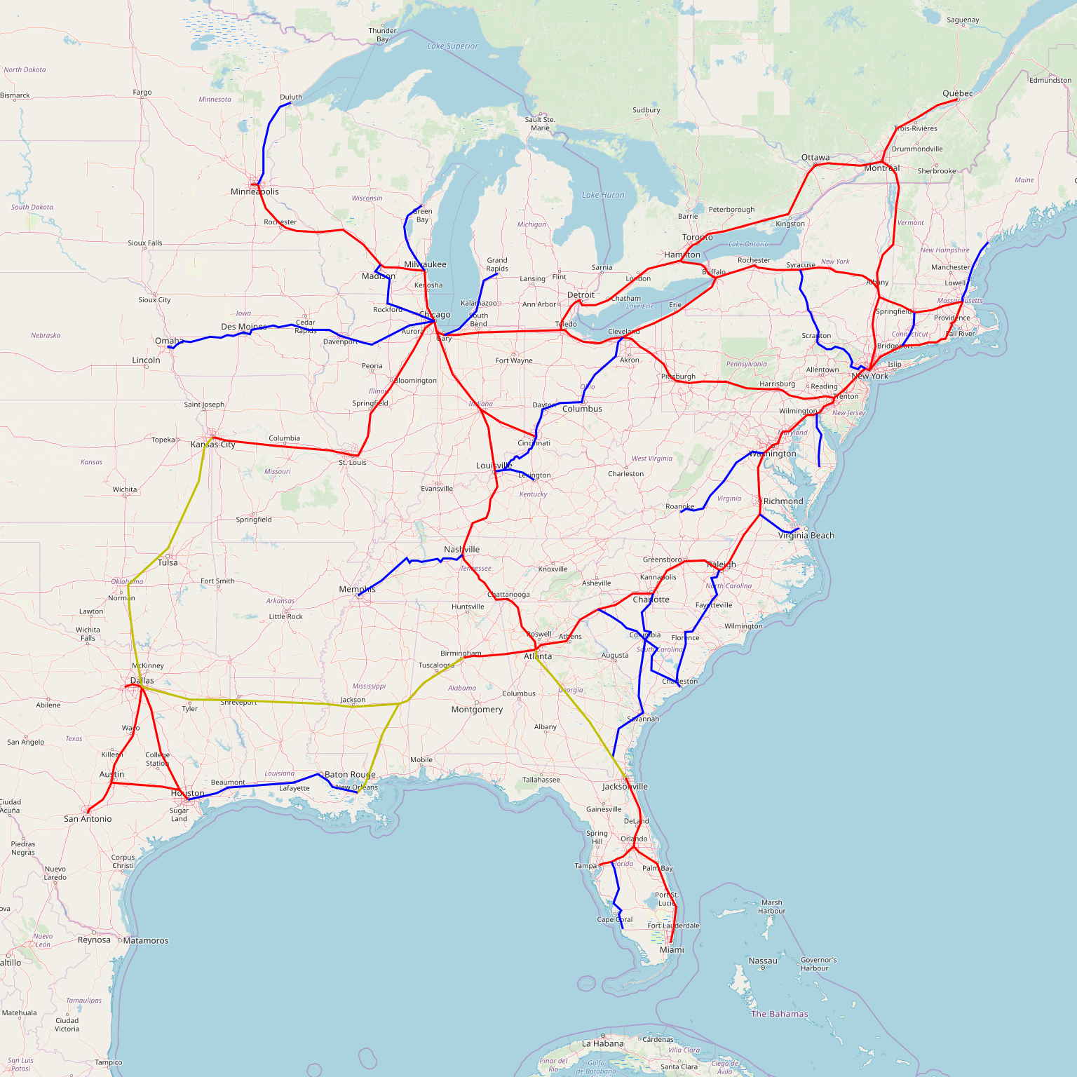 High-Speed Rail for the Eastern United States